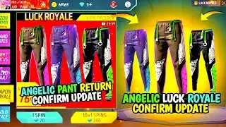 ফাইনালি Angelic Pant নতুন Event আসছে😱😱Confirm Update | FF Angelic Pant Return | Free Fire New Events