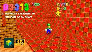 B3313 0.2.B 1 Estrella Faltante En Pir&aacute;mide en el cielo (SM64 Rom Hack) (M64plus FZ Pro)