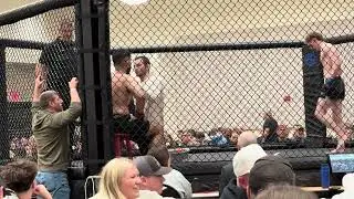 Local amateur mma fight 3 round 1 