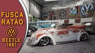 FUSCA CONVERS&Iacute;VEL RAT&Atilde;O - VW BEETLE 1961 - AMERICAN VOLKS