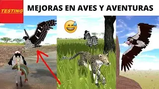 MEJORAS EN AVES Y AVENTURAS VARIAS EN TESTING A DE WILD SAVANNAH - ROBLOX GAMEPLAY ESPAÑOL 2021
