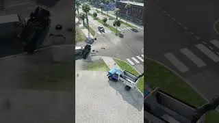 Realistic Highway Car Crashes #322