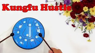 Kungfu Hustle Theme Song - 11 note steel tongue drum cover with tabs