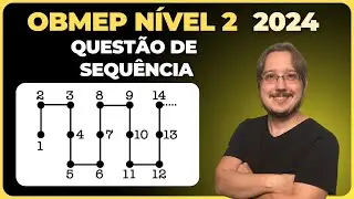 OBMEP 2024 || Nível 2 || Sequência || Os números de 1 a 50 foram escritos numa linha zigue-zague, de