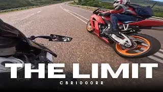 CBR1000rr RACES THROUGH CANYON!