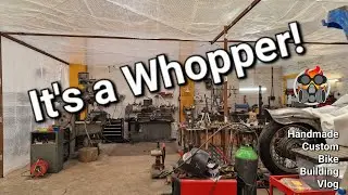 Is That A Grow Room! Handmade Custom Bike Building Metalwork Vlog #engineering #growth #metalwork
