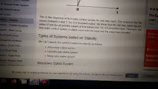 Stability with bounded input and bounded output