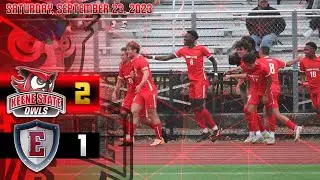 Keene State Men's Soccer Highlights at Eastern Connecticut 9/23/2023