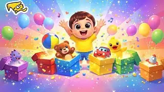 Surprise Boxes Song 🎁 | Fun Toys Reveal for Kids | kid Nursery Rhyme
