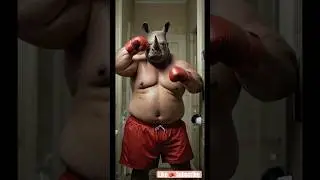 Ultimate rhino boxer champion is ready to rock the boxing world #boxing #ainimation #shortfilms #box