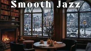 Quiet Winter Caf&eacute; ❄ Soft Jazz for Focus & Study