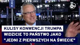 Wybory w USA. Marcin Wrona za kulisami konwencji Trumpa, Michał Sznajder o Joe Bidenie (TVN24)