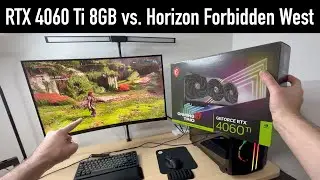RTX 4060 Ti 8GB vs Horizon Forbidden West [1080p, 1440p, 4K benchmark and performance analysis]