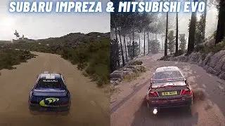 WRC Generations | Subaru Impreza & Mitsubishi Evo Legendary Cars | PS5 4k