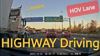 4K Drive Video Toronto Area |Explore Canada| Driving Video - Canada vlog-iTravelSolo