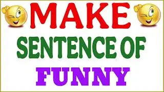 Make sentence of Funny | Funny in sentence | Funny ka make sentence | Funny use in sentence