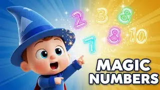 Magic Numbers Song 🔢✨ | Learn Numbers 1 to 10 | Counting Song for Kids & Toddlers