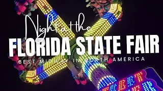 A Night at The Florida State Fair 2025- Rides at the Midway!