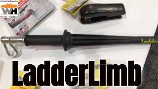 Get An Extra Hand On The Extension Ladder For Paint Cans and Tools with Ladder Limb