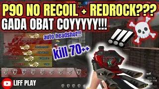 PAKAI P90 NO RECOIL DI MAP REDROCK??? KALIAN BERCANDA??? AUTO BANTAI-BANTAI!! -Pointblank Indonesia