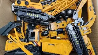 RC TRACTORS, MEGA RC TRUCKS, RC MACHINES COLLECTION!! EXCAVATOR LESU ET30H, KABOLITE K350-200 DIGGER