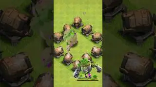 Giant Cannon vs Momma P.E.K.K.A, Heroes and Mountain Golem 😳😎