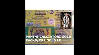 **NEW PACKS** PANINI AXL CALCIATORI 20/21 **PREMIUM GOLD PACKS/ RONALDO GOLD LIMITED EDITION**
