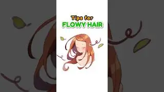 Stop Drawing Stiff Hair! Do This Instead! 👩&zwj;🦰 #ArtTutorial #HairDrawing #AnimeArt #beginnertips