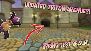 UPDATED TRITON AVENUE?! Spring Test Realm!