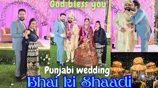 The heritage grand banquet | Bhai ki Shaadi | Punjabi wedding | band baja baraat | #wedding