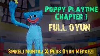 HUGGY WUGGY PEŞİMDE - Poppy Playtime Ch 1 | Spikeli Montaj #1