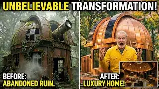 Turning a Rusted Observatory Into A Dream Tiny Home 🏚️➡️🏠 