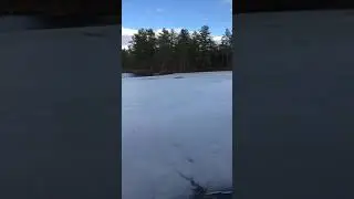 Peaceful Frozen Pond
