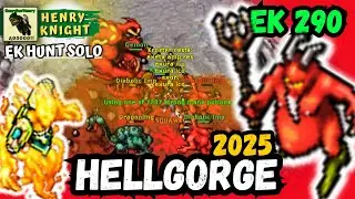 TIBIA: EK 290 HUNT SOLO HELLGORGE (VULC&Atilde;O DE GOROMA) #230