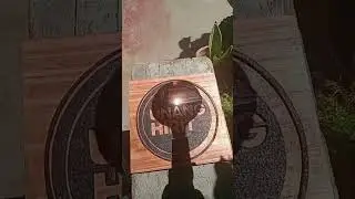 SOLAR ART & WOOD Carving (Unang Hirit  kinulayan gamit ang magnifying glass at sikat ng araw