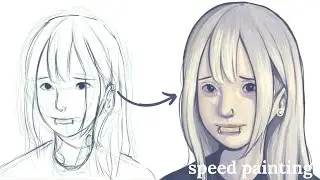 Digital Portrait- speed painting (Time-lapse)