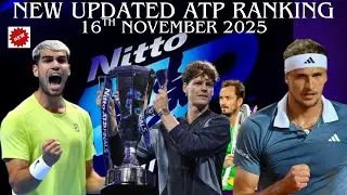 New UPDATED ATP Ranking After NITTO ATP Finals 2025: Jannik Sinner and Carlos Alcaraz Make History.