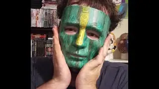 Painting a Fun World Male Blank Mask - (Loki Mask) - DIY