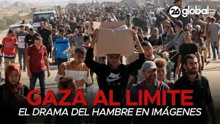 La ONU calificó de “desgarradoras” las imágenes del reparto de comida en GAZA | #26Global