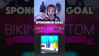 Новый гол Губки Боба Квадратные Штаны в Rocket League 🥶 #шорты