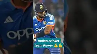 indian cricket team Power 💪💪💪#facts #shorts #cricket