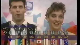 Isabelle Brasseur-Lloyd Eisler SP 1994 Lillehammer Olympics