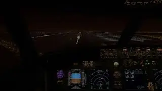 X-Plane 11 | xEnviro 1.16 | Heavy Rain Takeoff in Bergen - Approach in Frankfurt |  ZIBO 738