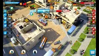 Emergency HQ, Hero Level 87, 1 vs 1 Mission, Collapsed construction crane