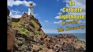 La Corbiere Lighthouse, Jersey. - Crossing The  Causeway.