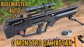 BULLMASTER HATSAN BIG BORE - O Monstro da Potência em Ação - Rifle Thunder .25