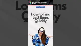 How to Find Lost Items Quickly #lifesavertips