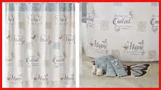 SKL Home by Saturday Knight Ltd. New Hope Fabric Shower Curtain, Multicolored