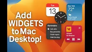 MAC: Add Interactive Desktop Widgets
