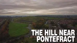 Pontefract hill Aerial Drone Video